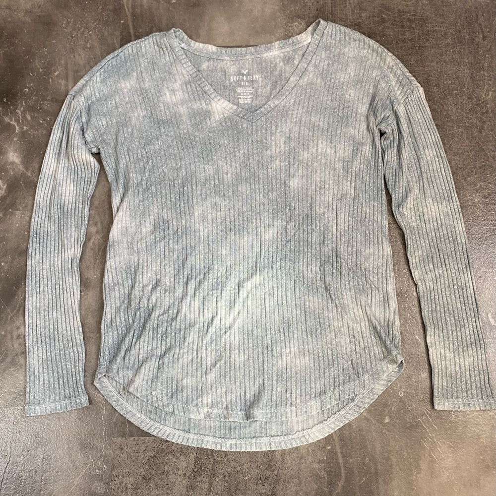 American Eagle soft and sexy rib long sleeve